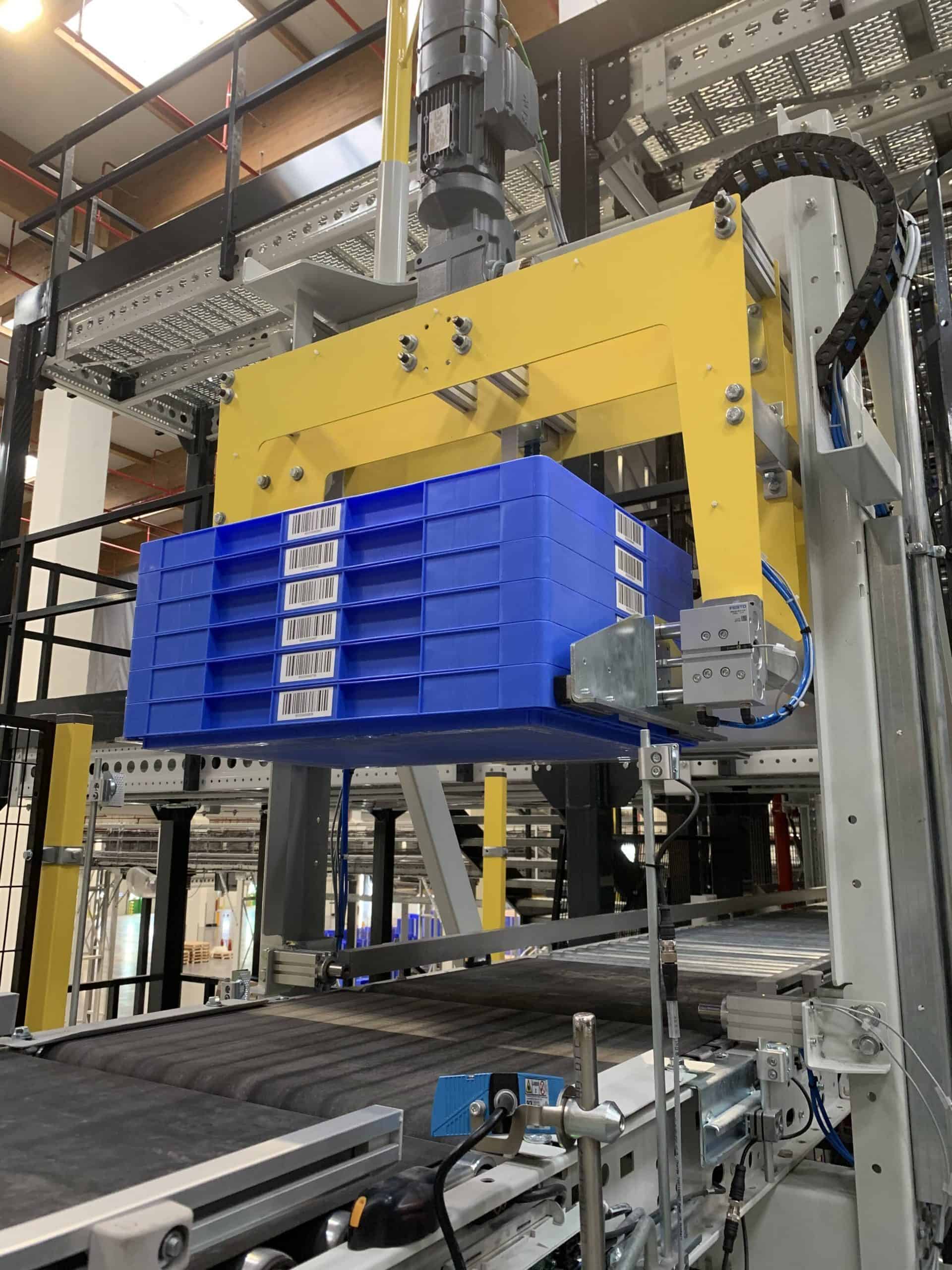 Optimales Stapeln und Entstapeln sorgt für höchste Prozesseffizienz.