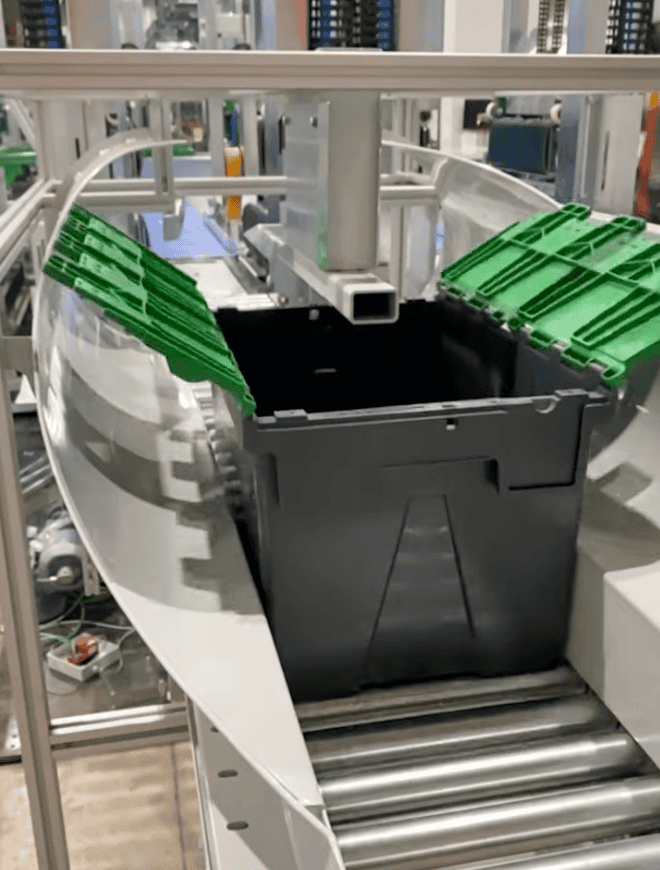 Behälterschließer Für Automatisierten Förderfluss