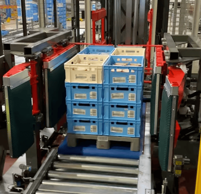 Depalettieranlage Im Wareneingang Für Den Retailbereich