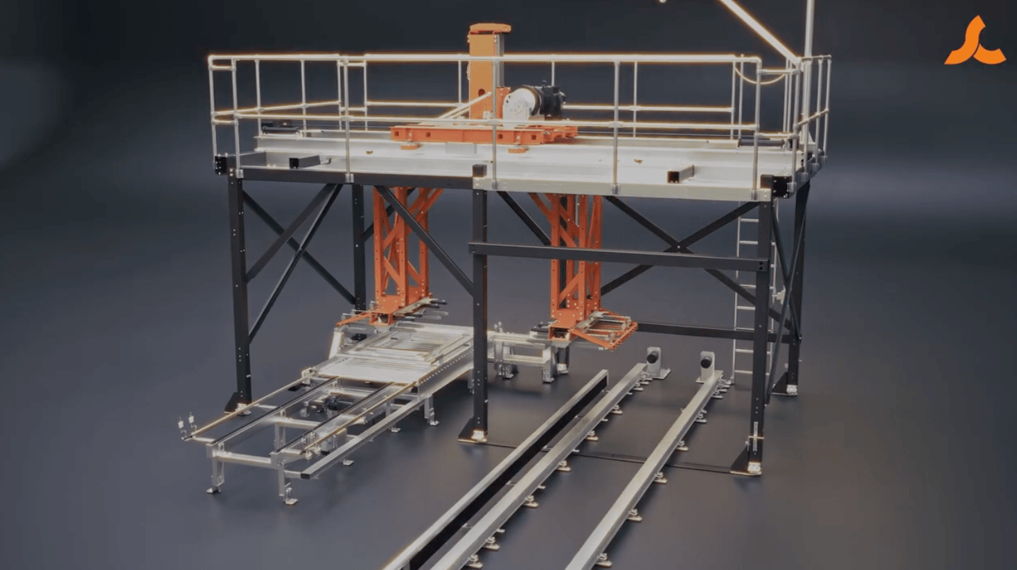 Be Und Entladeportal Für Sonderladungsträger Und Systemtablare