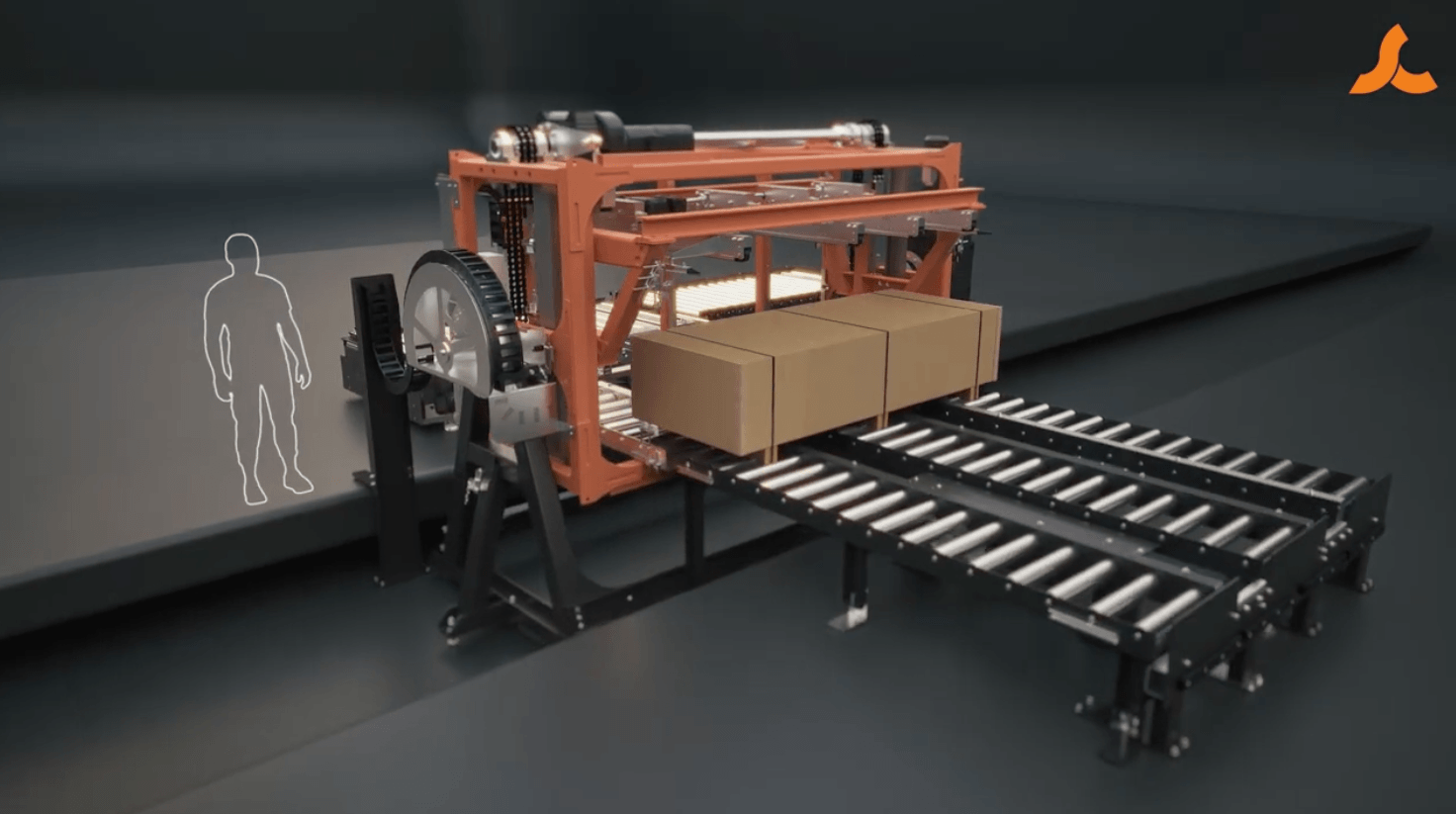 Wendestation Für OSB Plattenstapel